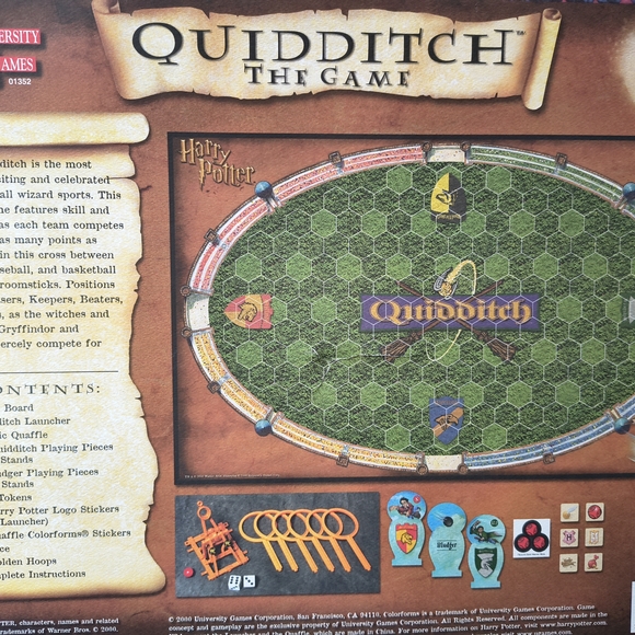 Harry Potter Quidditch Board Game - Picture 2 of 2